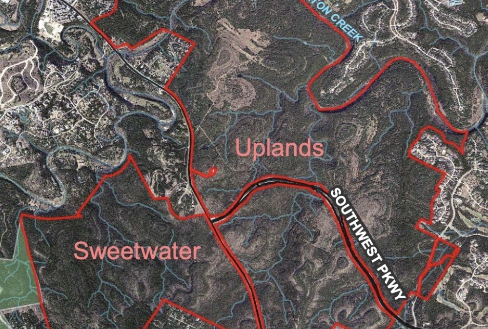 map view of Barton Creek Habitat Preserve