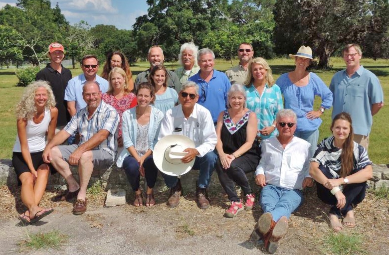 The HCA Board And Staff Back In 2015 Smile And Pose For A Group Photo Outside