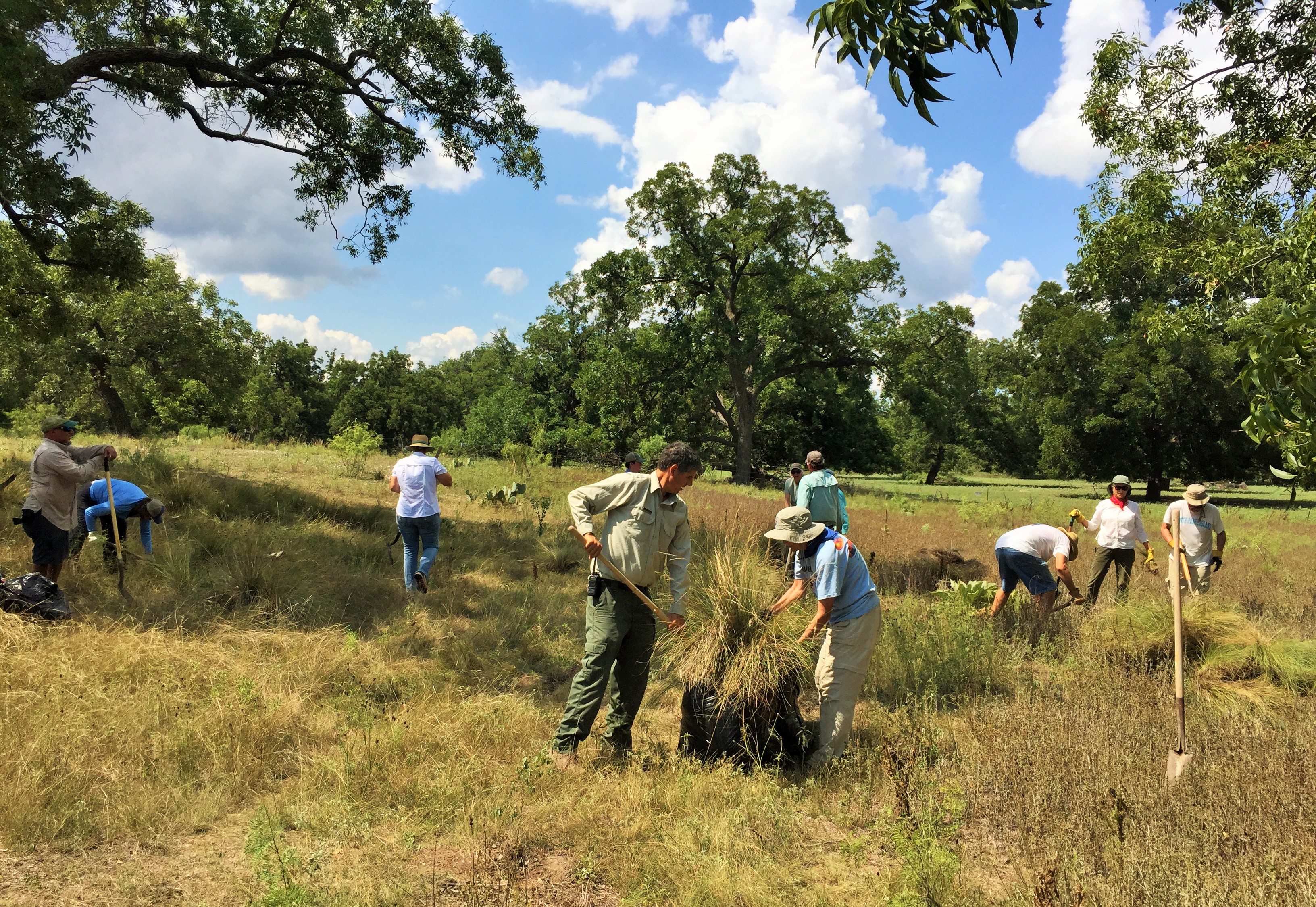 Volunteers Clean Up South Llano River