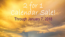 Ring in the new year with a 2 for 1 calendar sale!
