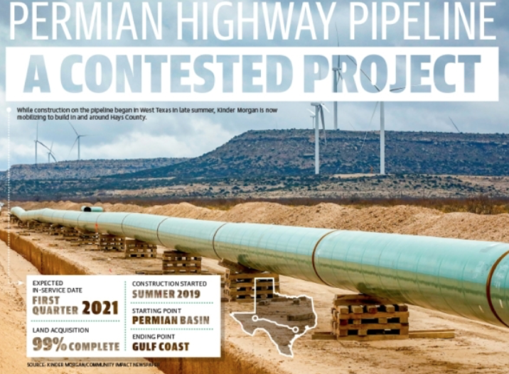 Kinder Morgan Mobilizes For Pipeline Construction In Central Texas; Opponents Prepare To Sue