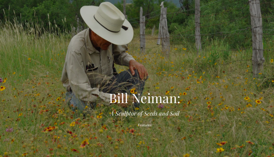 Bill Neiman: A Sculptor Of Seeds And Soil