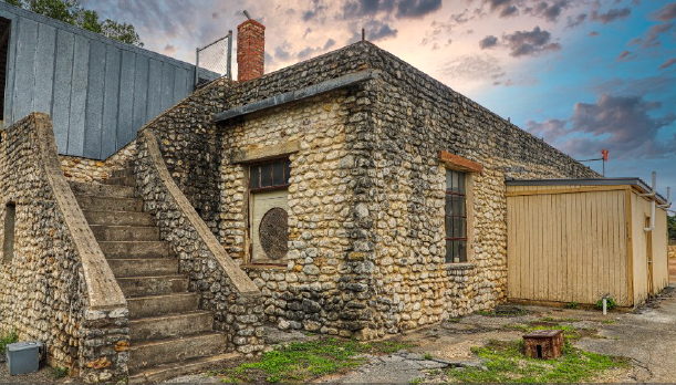 Historic Water Utility Building From The 1930s In New Braunfels