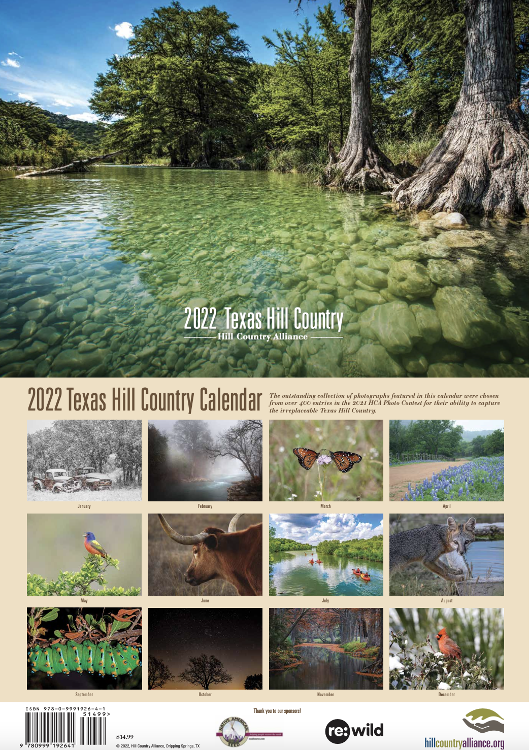 2021 Hill Country Photo Contest Winners Announced & 2022 Calendar For Sale!