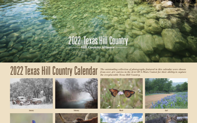 2021 Hill Country photo contest winners announced & 2022 Calendar for sale!