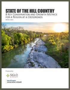 Cover of the State of the Hill Country Report 2022