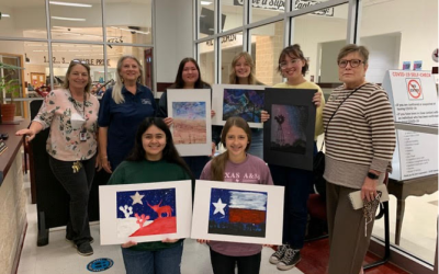 Blanco County students paint for the stars