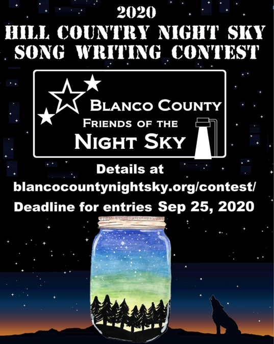 2020 Hill Country Night Sky Song Contest announced