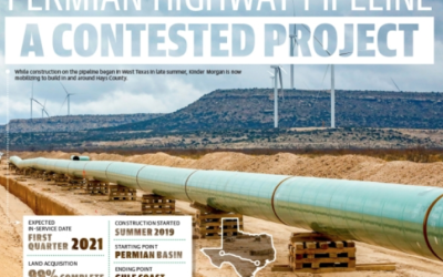 Kinder Morgan mobilizes for pipeline construction in Central Texas; opponents prepare to sue