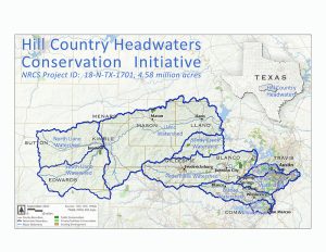In 2018 Hill Country Conservancy, and 18 partner organizations, including the newly-launched Texas Hill Country Conservation Network, banded together to create the Hill Country Headwaters Conservation Initiative (HCHCI).  The HCHCI is focused on the conservation of sensitive land through partnerships with Hill Country landowners who are dedicated to enhancing and protecting natural resources.