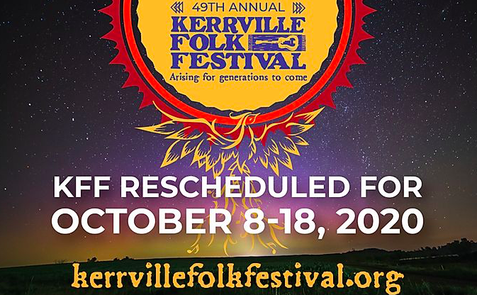Kerrville Folk Fest rescheduled for October 8-18, 2020