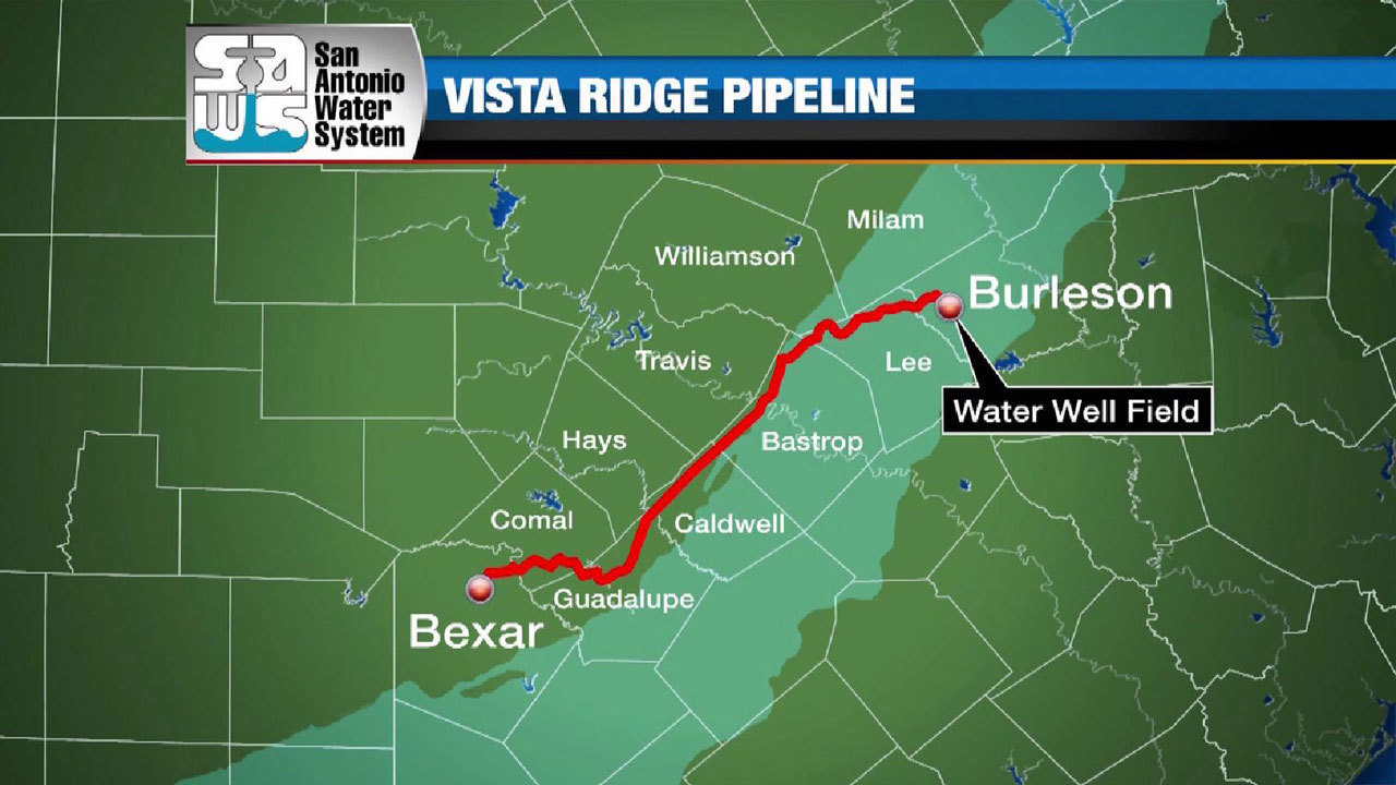 SAWS closes on financial deal for Vista Ridge pipeline project
