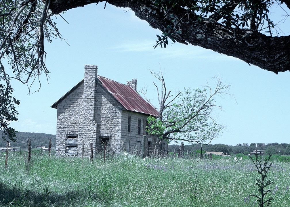 An old abandoned farmhouse