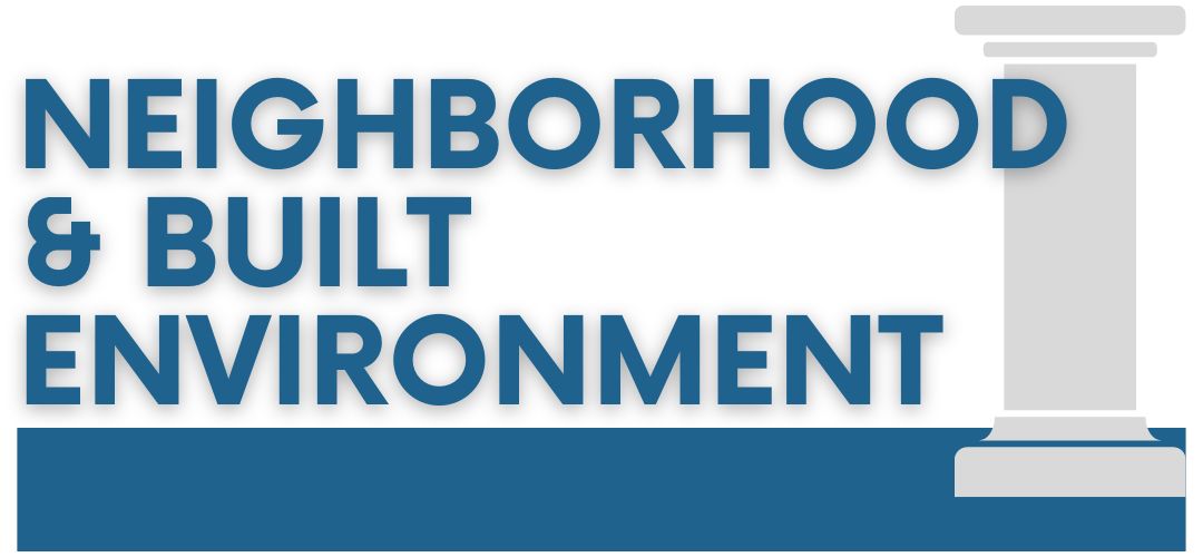 Neighborhood and Built Environment pillar