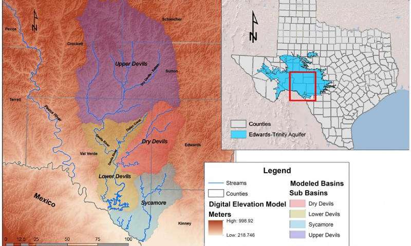 Study links groundwater with surface water in Devils River