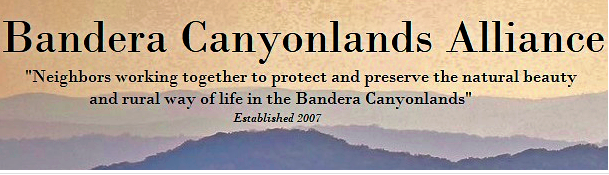 Bandera Canyonlands Alliance launches public awareness campaign