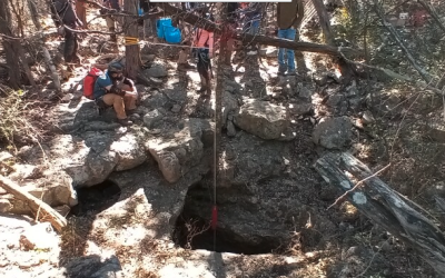 Cave climbers work to clean out caves with generations worth of trash.