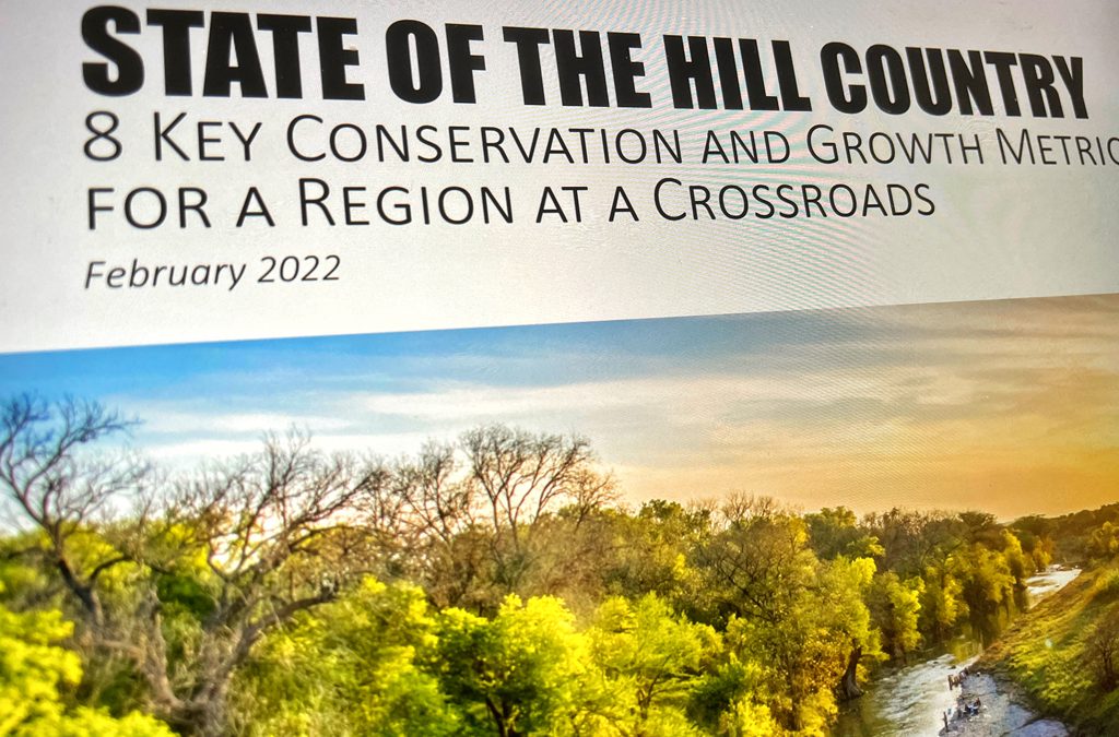 The Texas Hill Country Conservation Network’s State of the Hill Country Report identified eight issues, or metrics, impacting the region. Staff photo by Daniel Clifton