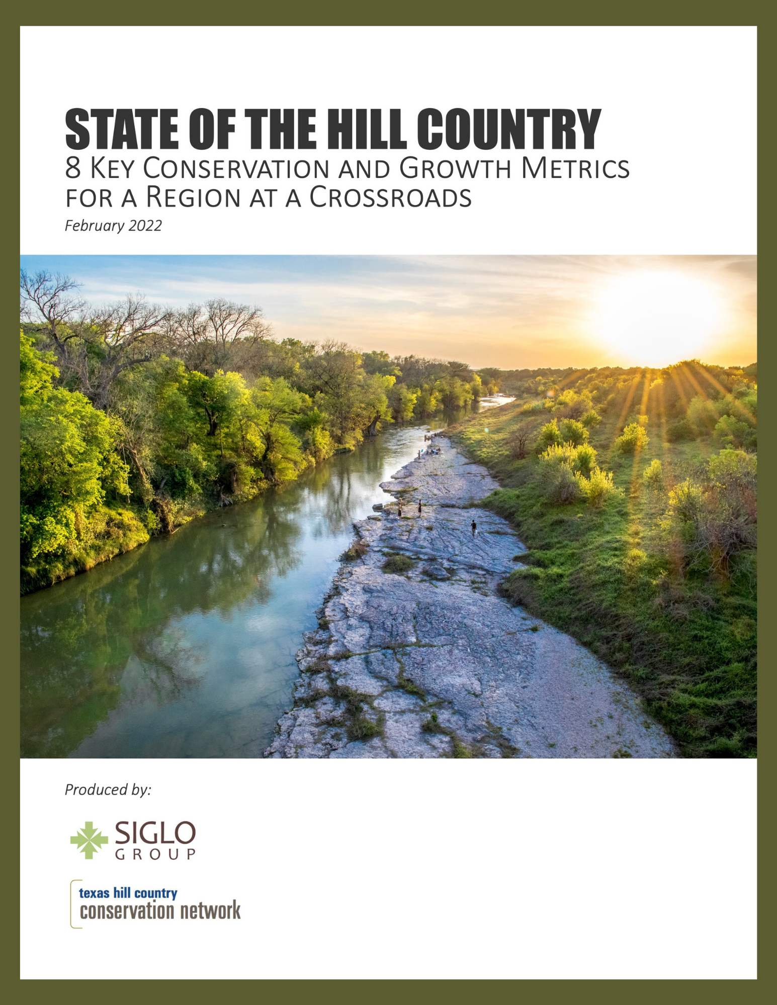 Cover of the State of the Hill Country Report (2022)