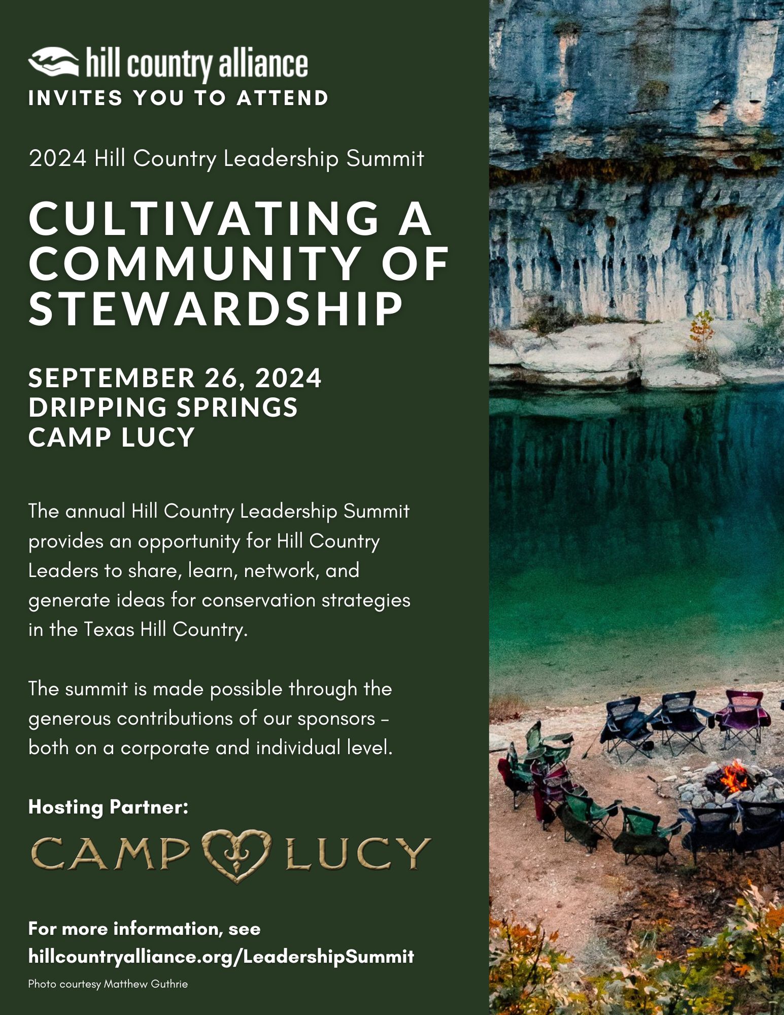 Country Summit Key Notes.pdf HCA Leadership Summit | Hill Country Alliance