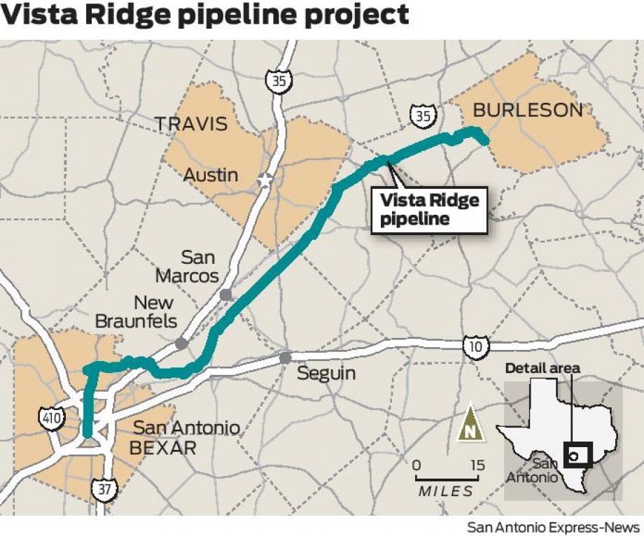 San Antonio’s Vista Ridge Pipeline project partners face off in legal dispute
