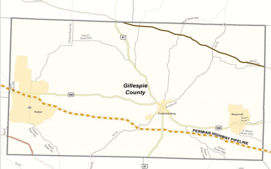 Natural gas pipeline will cross county
