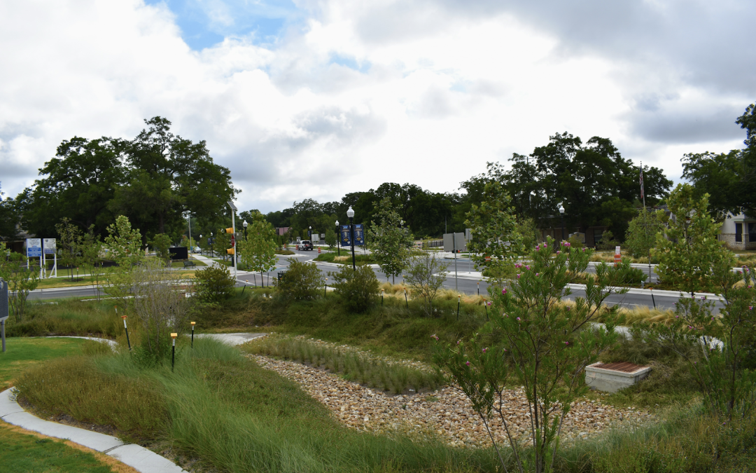 green stormwater infrastructure in San Marcos, TX