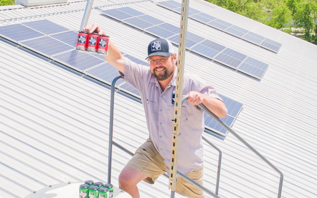 Texas Beer Company's solar setup (Courtesy of Ian Davis)
