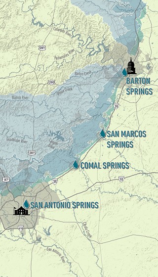 Great Springs Project map